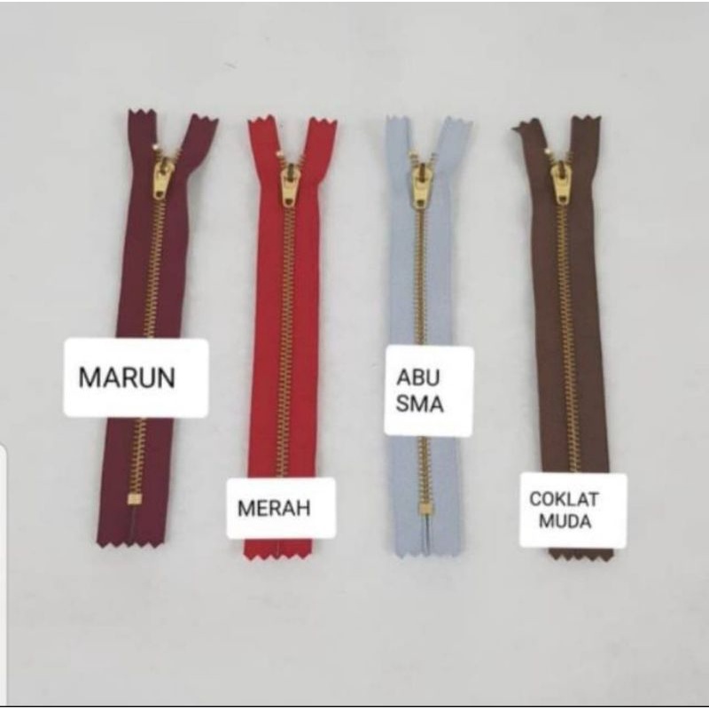 RESLETING LEVIS YKK PANJANG 21CM HARGA PER PCS