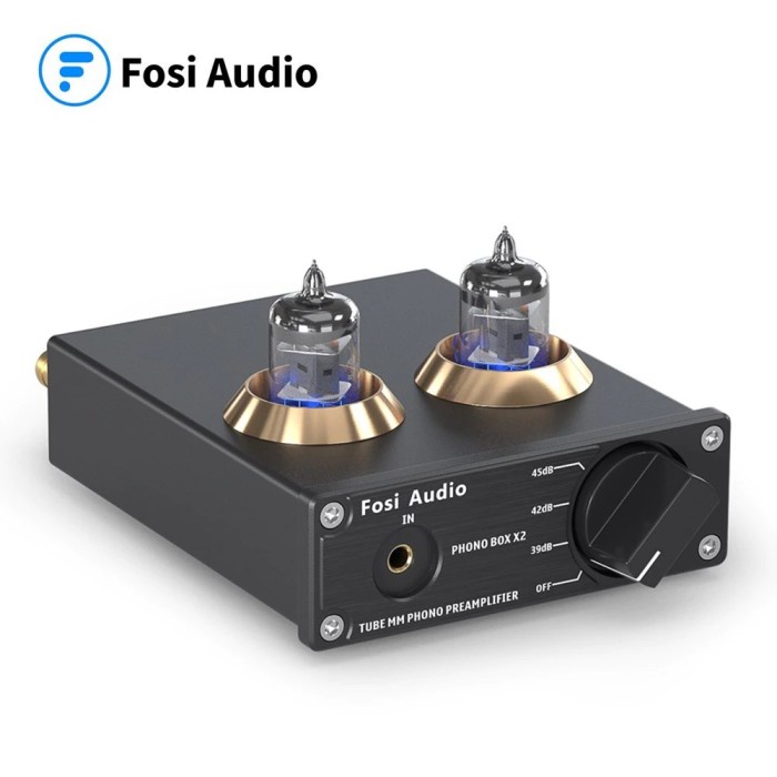 Fosi Audio Preamplifier Phono Preamp for Turntable Phonograph with 6A2