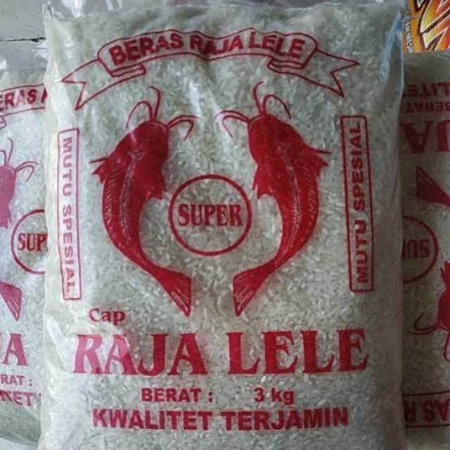 Beras Raja Lele Kemasan 3 Kg Indonesia