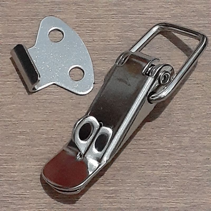 Klem gembok kunci koper spring toggle latch loaded 7.7 x 2.7 cm