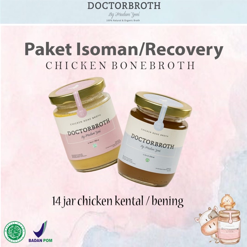 

paket ISOMAN/ RECOVERY - chicken bone broth