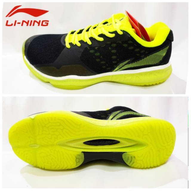 1s.Wind lite ii standard  blk flashing bright green/sepatu lining original /AYTP055