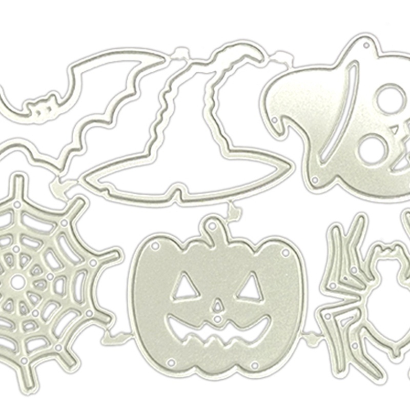 Cutting Dies Bahan Carbon Steel Tema Halloween Untuk Membuat Kartu Ulang Tahun / Scrapbook / Album