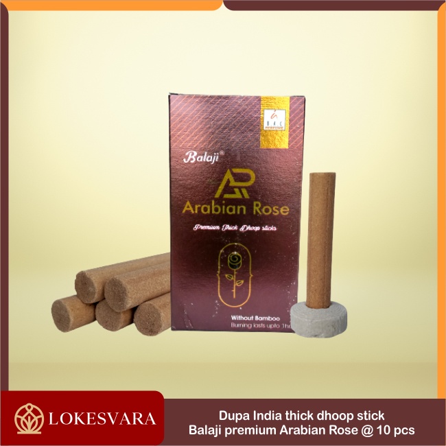 Dupa Hio Buhur Bukhur Wangi Harum India Aromaterapi Balaji Thick Dhoop Stick Premium 10sticks