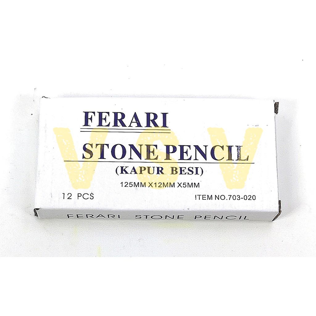 Ferari kapur besi / stone pencil / kapur besi ferari