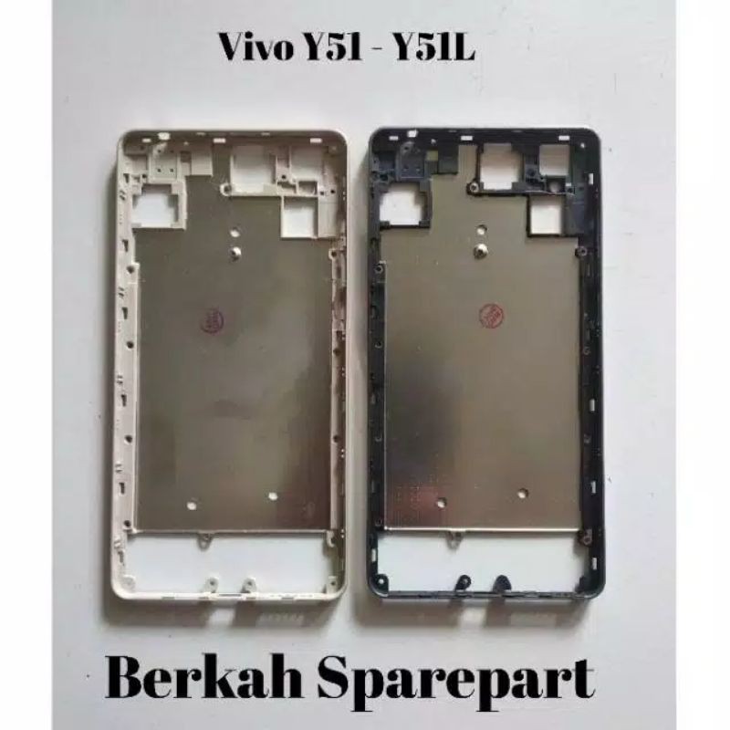 Tutup Mesin - Tulang Casing Belakang - Rangka Casing Belakang - Bezel Casing Vivo Y51 - Y51L