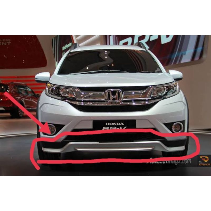 Spoiler bawah bemper depan Honda BRV 2016 2017 genuine
