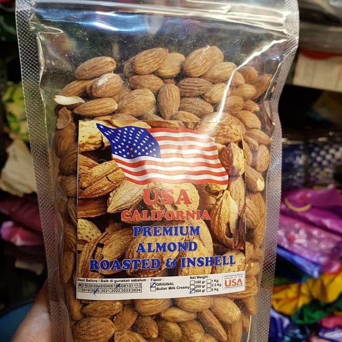 

Kacang Almond Rasa Ori Dan Madu Impor Dr Amerika Titanium.Store1