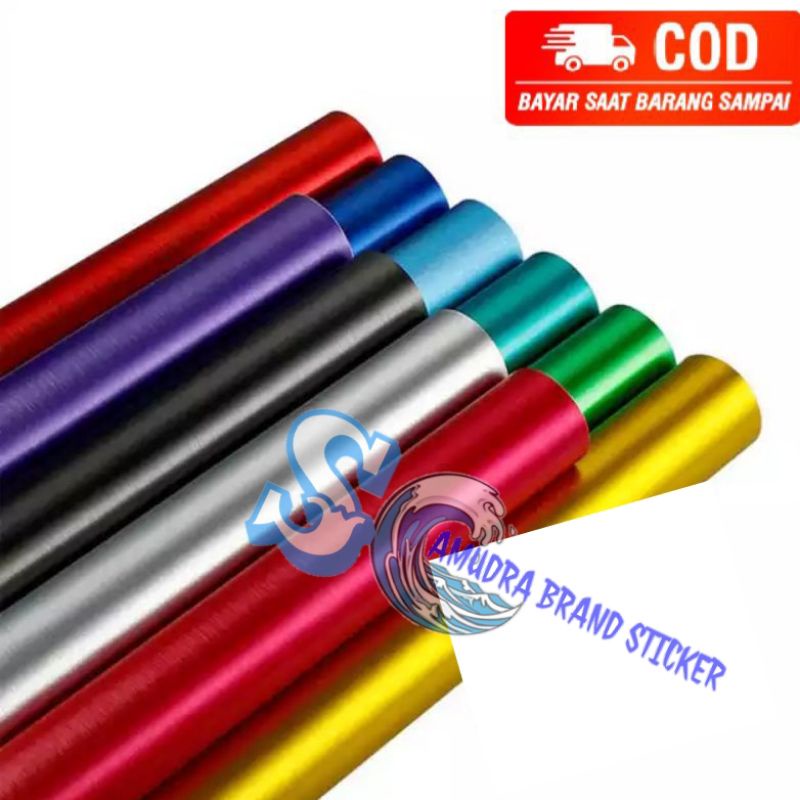 STIKER SATIN DOP MOTOR/MOBIL WRAPPING (L50CM-P18M) 1 ROLL HARGA MURAH DENGAN KUALITAS BAGUS ORIGINAL