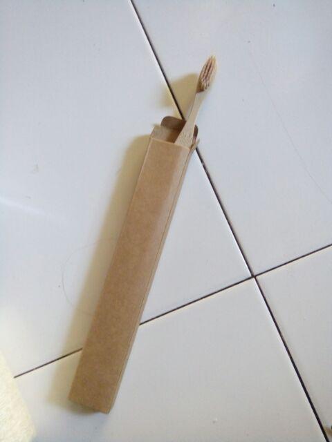Ecofriendly Bamboo Toothbrush - Light Brown