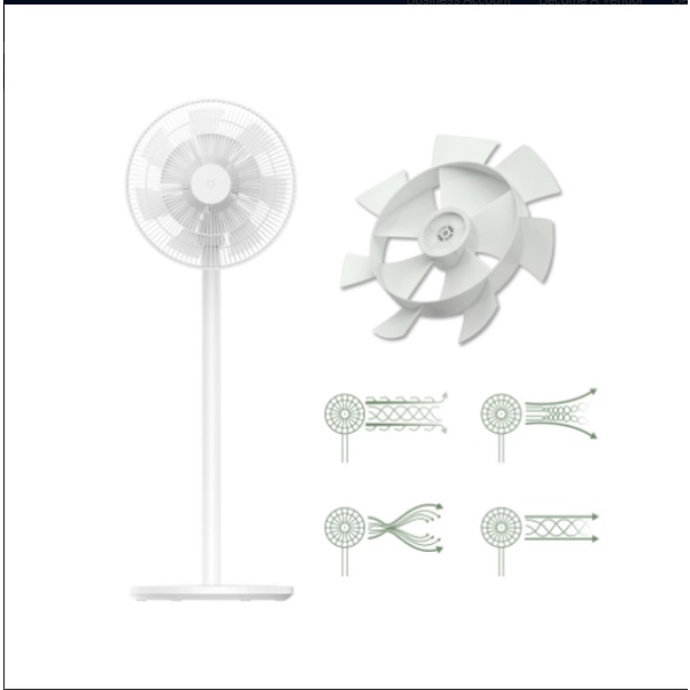 Mi DC Variable Frequency Circulating Floor Fan Kipas Angin