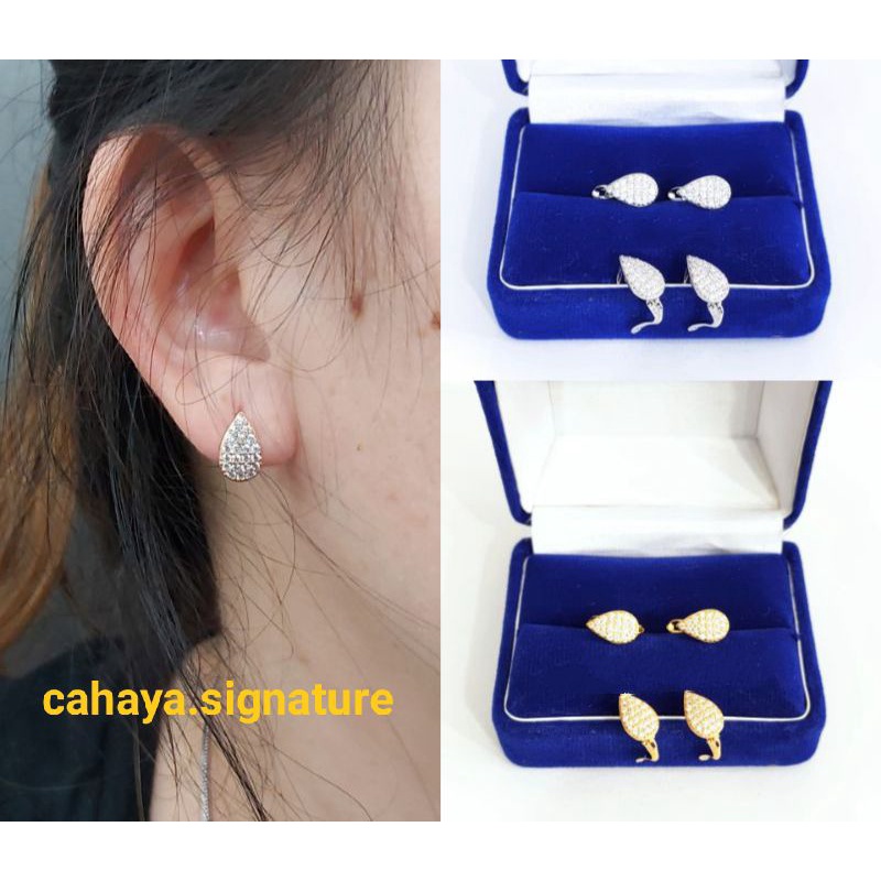 ANTING JEPIT DEWASA PERAK 925 LAPIS MAS