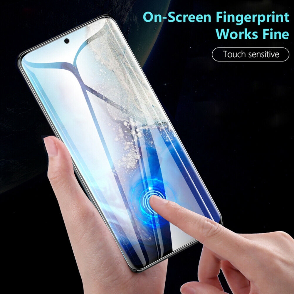 2in1 6D Curved Tempered Glass Screen Full Cover Screen Protector Explosion-proof Shockproof Anti-Scratch+Camera Flexible Glass Lens Film For Samsung Galaxy S20 S20+ Ultra