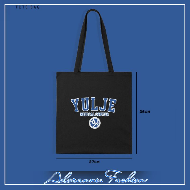 TOTE BAG K-DRAMA HOSPITAL PLAYLIST/TOTEBAG YULJE/CREW99/TOTEBAG CANVAS K-DRAMA