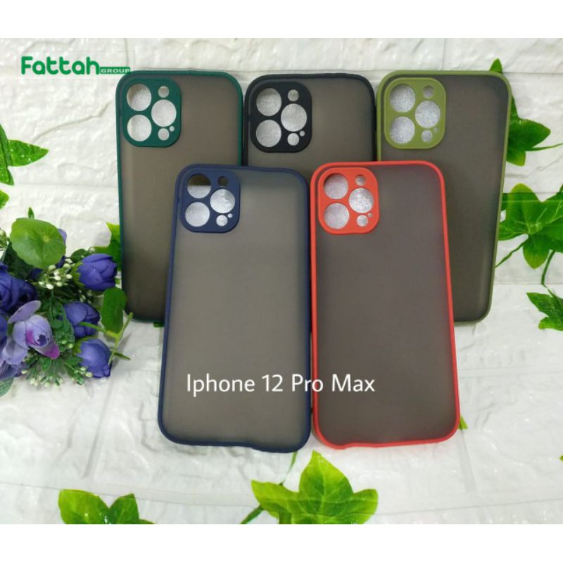 Case Fuze Dove Iphone 12Pro Max Anti Glare Casing Frosted Pelindung
