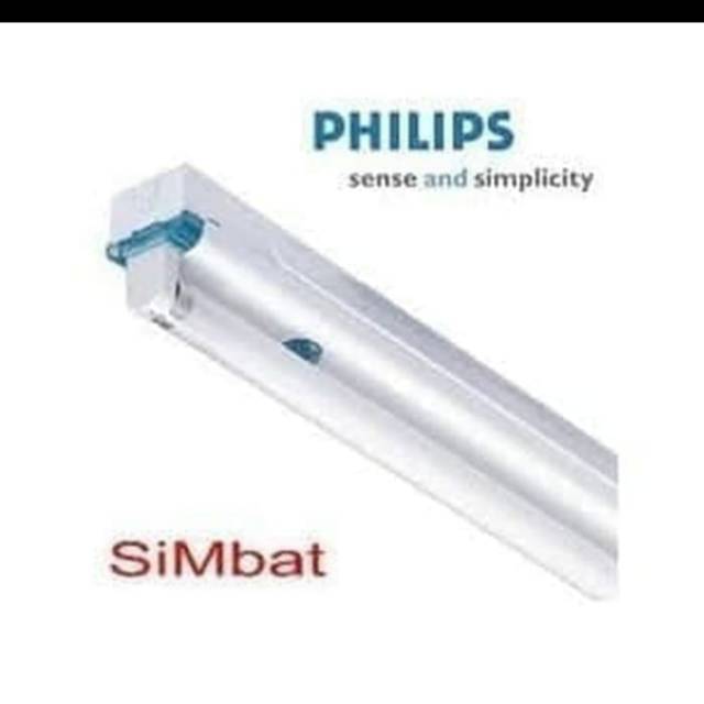 Kap Lampu TL 1 x 36 W Simbat TMS 012 - PHILIPS