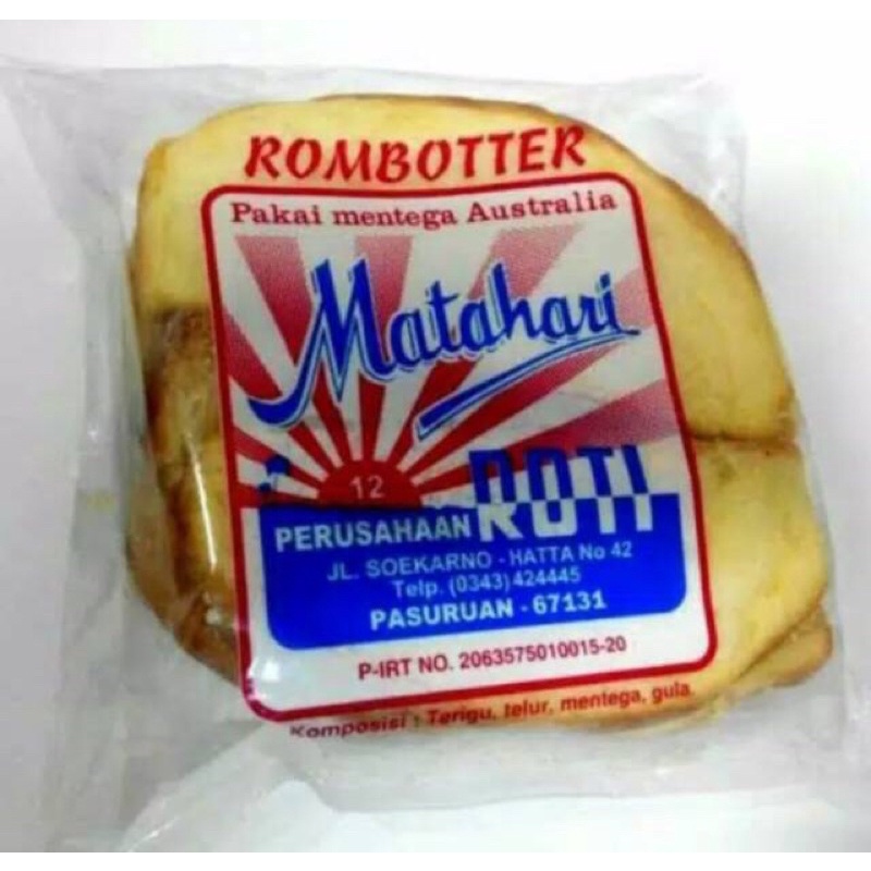 

Paling Murah!!! Roti sisir Rombotter Matahari roti khas Pasuruan