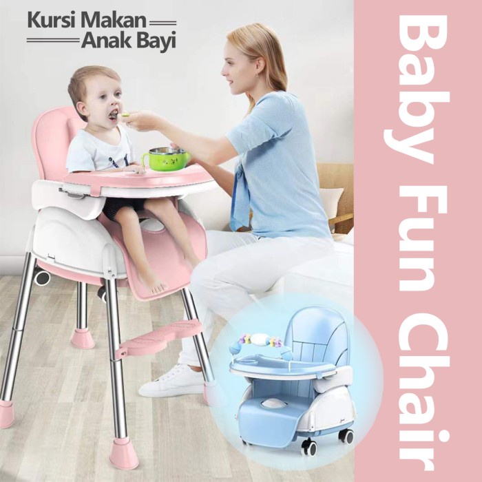 Bostonstore Kursi Makan Bayi Baby Chair bisa dipisah 6~36 bulan +atur tinggian