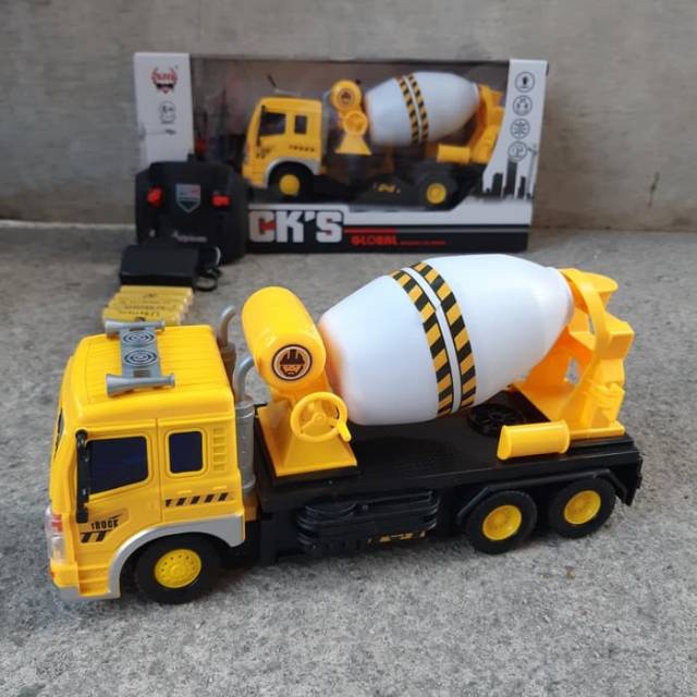 RC TRUK MOLEN - MAINAN MOBIL REMOTE CONTROL TRUCK MIXER ANAK REMOT