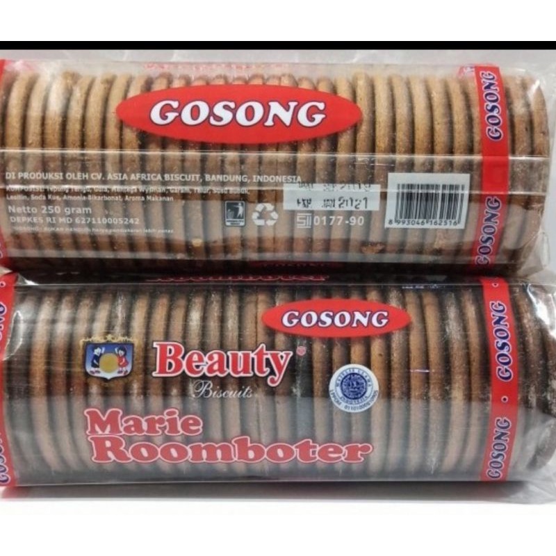 

biskuit marie gosong rombutter / roombutter