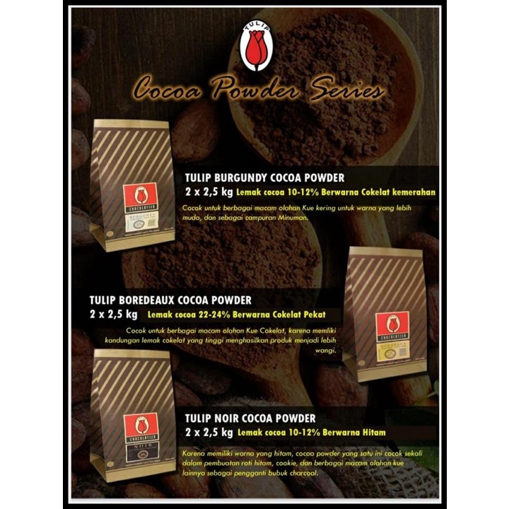 

Coklat Bubuk Tulip Bordeaux Re-Pack 1 Kg Murah