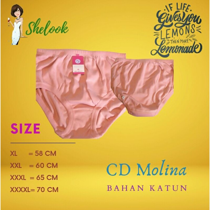 cd wanita jumbo size XXXXL (5L)
