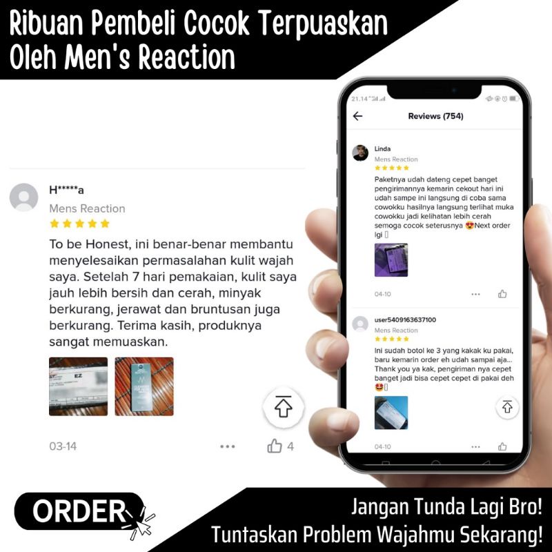 Sabun Jerawat MEN’S REACTION Acno Clean Liquid Anti Bakteri / PERAWATAN SABUN JERAWAT PUNGGUNG PRIA PENGHILANG BEKAS JERAWAT AMPUH DEWIDEWI BEAUTY