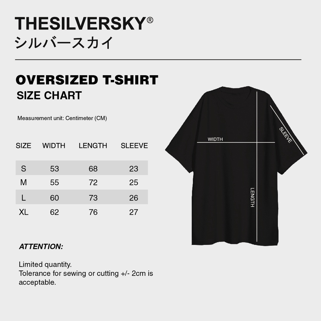 Thesilversky Oversized Tshirt Premium
