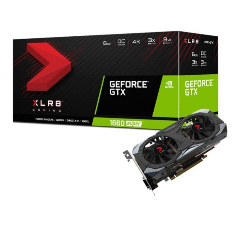 VGA PNY GTX 1660 SUPER 6GB GDDR6 XLR8 OC EDITION (NON LHR)