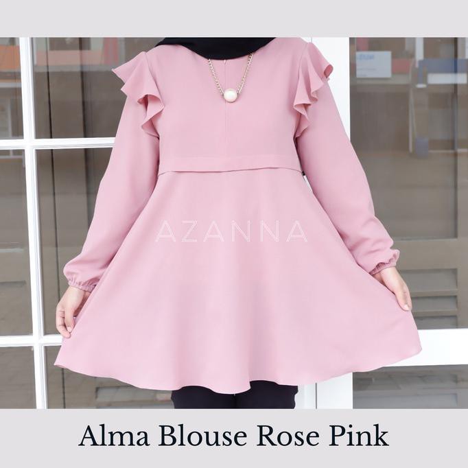 Top Brand Blouse Wanita Warna Rose Pink Pakaian Wanita Fashion Shopee Indonesia