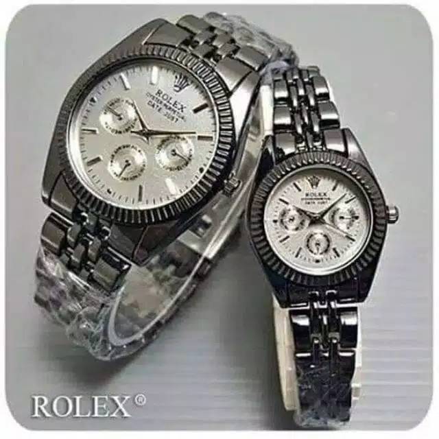 JAM TANGAN ROLEX COUPEL Jam tangan sepasang rolex FREE BOX