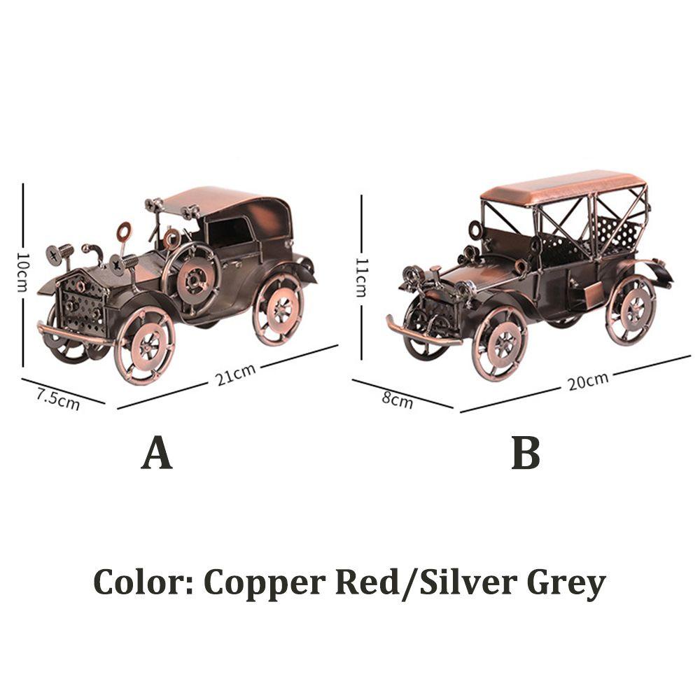 Populer Ornamen Mobil Lama Dekorasi Rumah Patung Seni Paduan Logam Kreatif