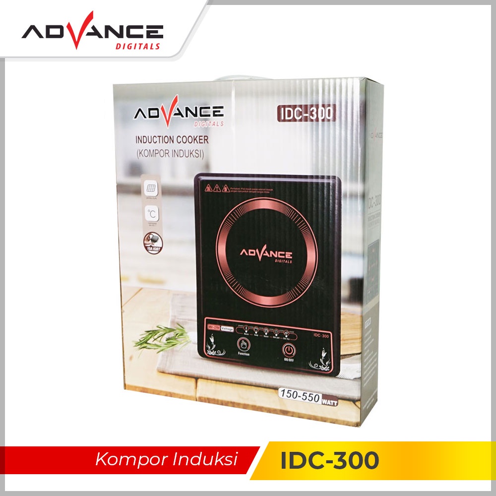 Advance Kompor induksi 600W IDC-100/200/300 Garansi 1 tahun