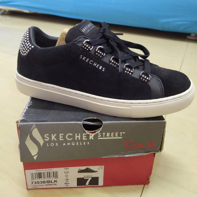SKECHERS RHINESTONE STREET LOS ANGELES 74530 BLK