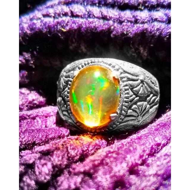 Batu Permata Kalimaya Full Jarong Pelangi