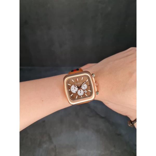 JAM TANGAN LEATHER GUUCI GRADE AAA