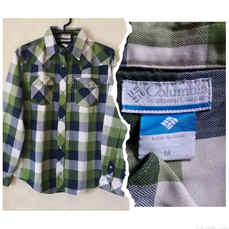 Preloved kemeja merk Columbia