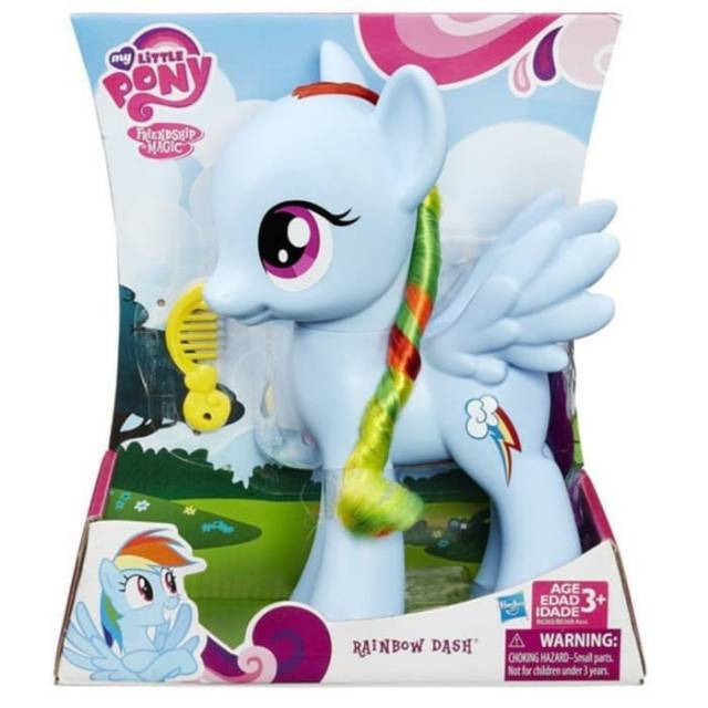 Mainan Hasbro My Little Pony Boneka Rainbow Dash Original