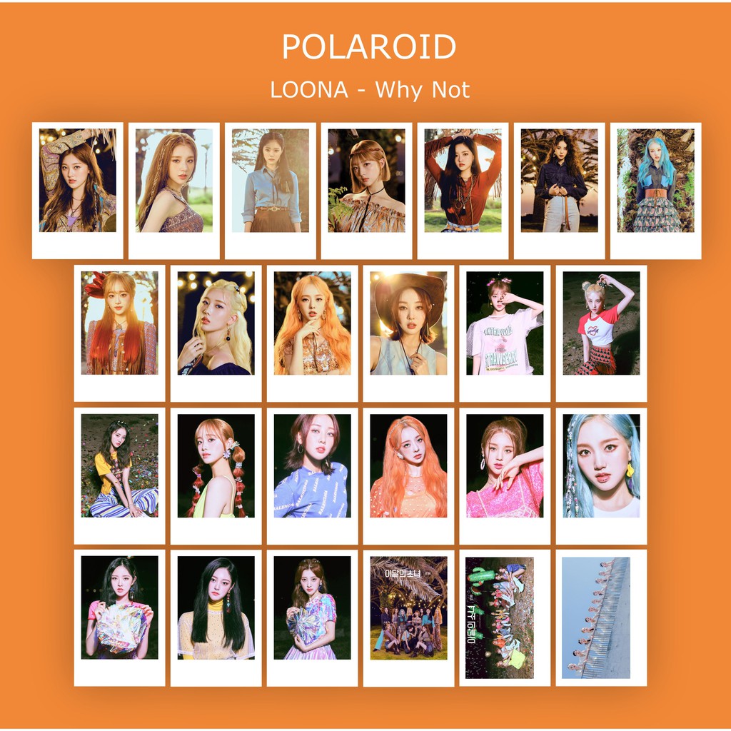 PL028 Polaroid LOONA Why Not Isi 25 pcs MURAH