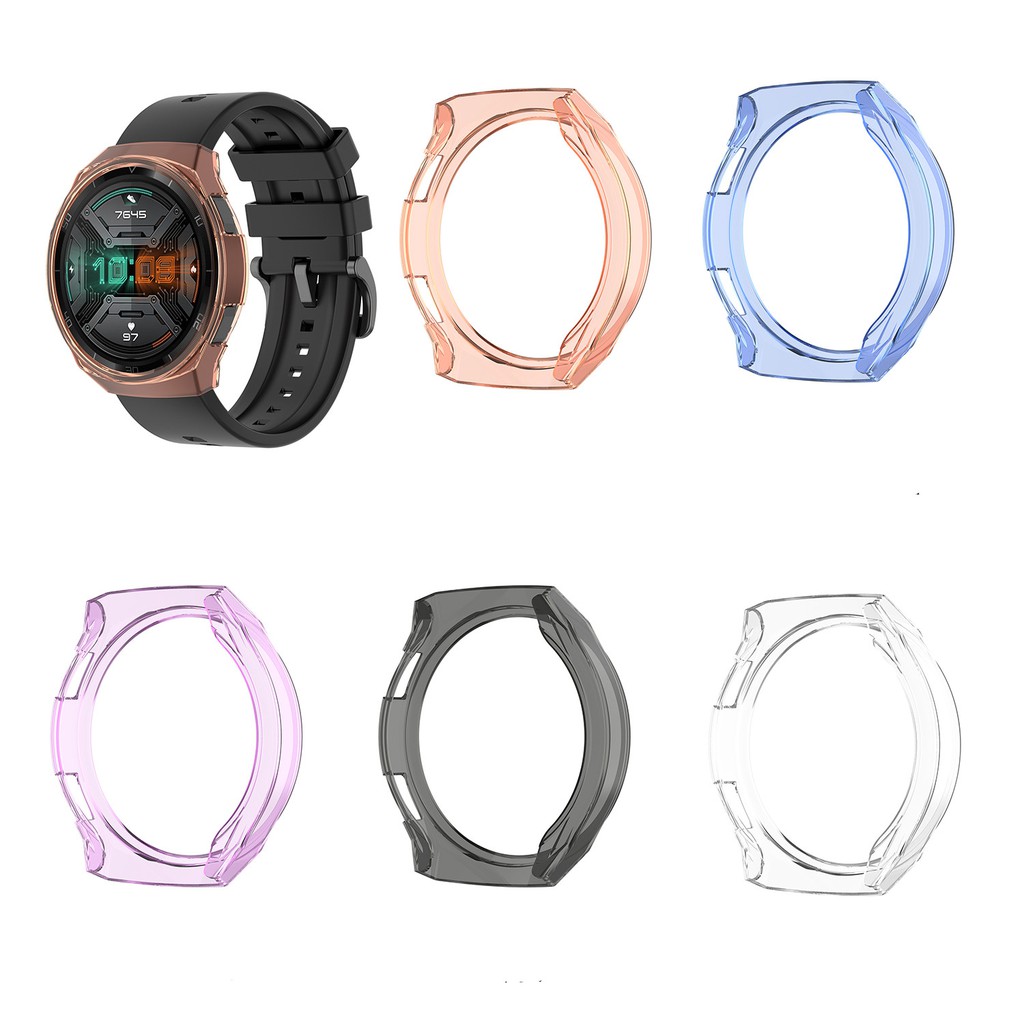 Soft Case Tpu Transparan Ultra Slim Cover Proteksi Smartwatch Huawei Gt 2e Gt2E