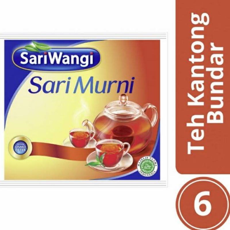 

SariMurni Teh Kantong Bundar Sachet 8 gr