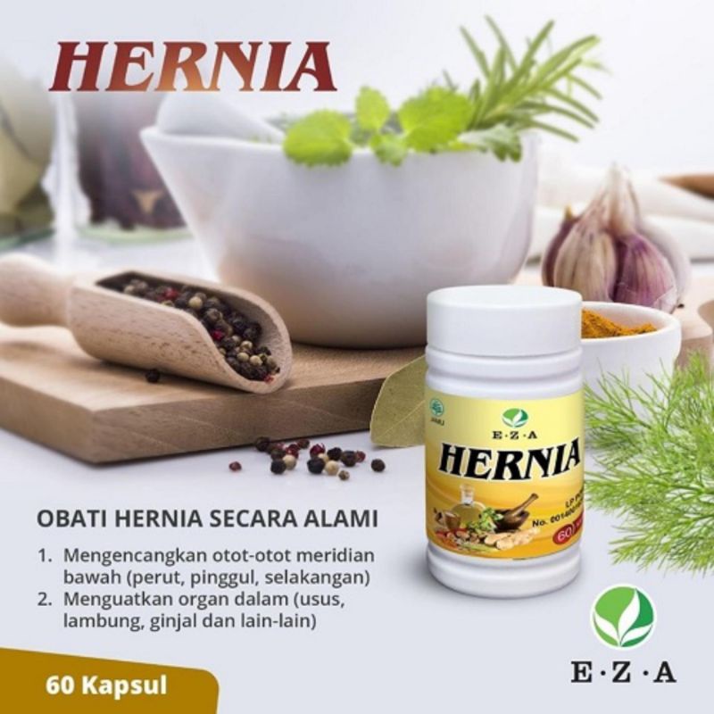 HERNIA EZA 60 Kapsul 100% Dijamin Original