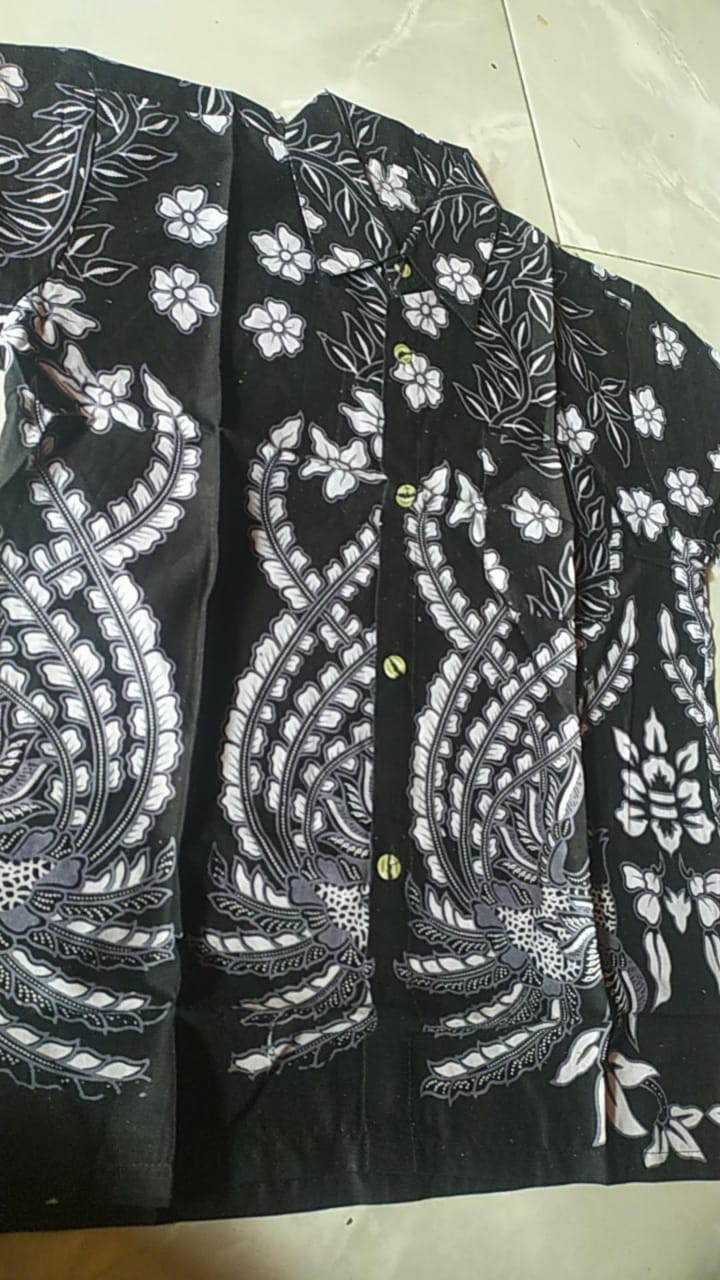 Maura Coupel Batik Couple Keluarga Sania Ruffle Ori Ndoro Jowi Dnt Motif Manuk Tarung