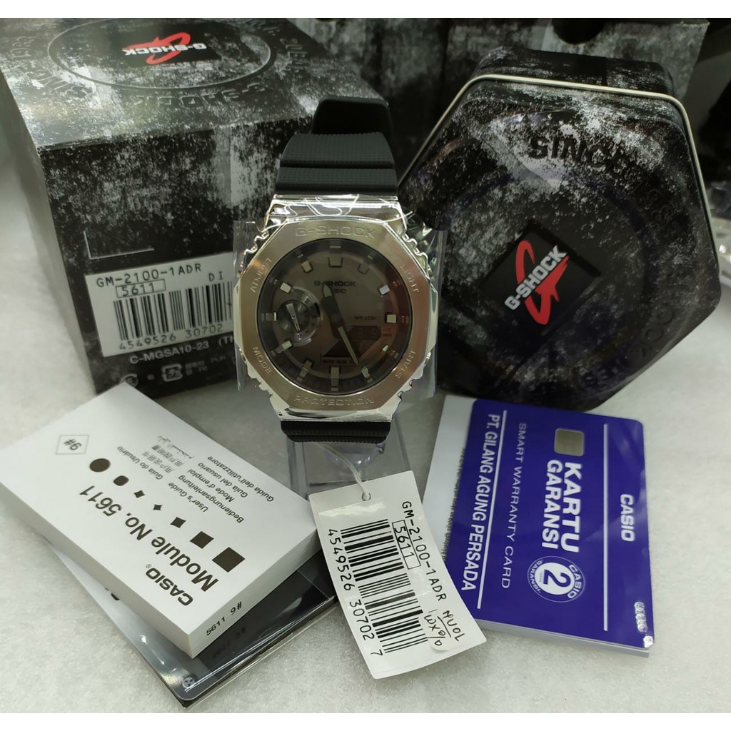 CASIO G-SHOCK GM-2100-1ADR/ GM-2100N-2ADR/ GM-2100B-3ADR/ GM-2100B-4ADR JAM TANGAN PRIA ORIGINAL