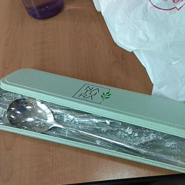 Premium Set Sendok + Garpu / Sedotan Stainless / Stainless Straw