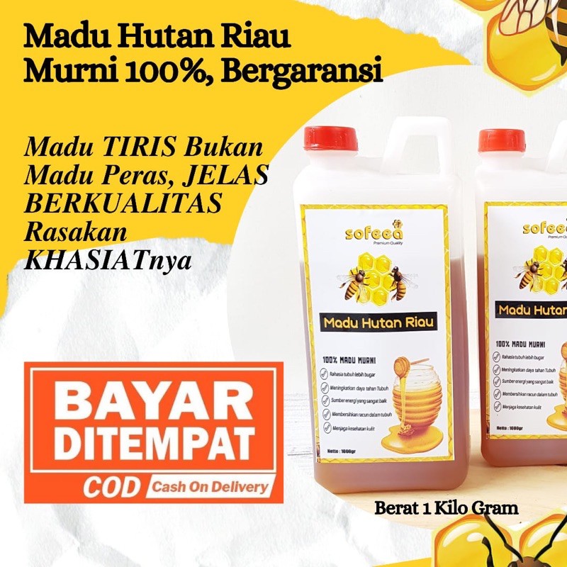 

COD ( BAYAR DI RUMAH ) MADU SOFEEA MADU HUTAN ASLI 100% TERBAIK