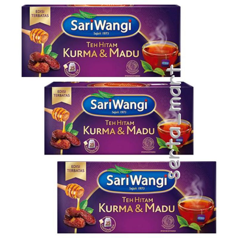 

Sariwangi Teh Hitam Kurma & Madu 25's - Sari Wangi Teh 25 Kantong Celup