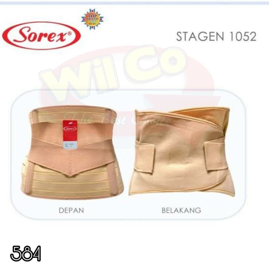 K584 - [Per 1 Pcs ] SETAGEN KORSET PELANGSING PERUT SOREX SLIMMING CORSET SOREX FREE SIZE