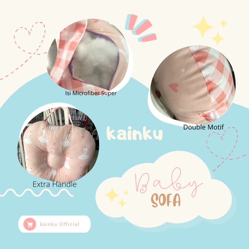 SOFA BAYI 2in1 Sofa Bayi Multifungsi Kasur Bayi / Termurah No 1 Shopee Kasur Bayi