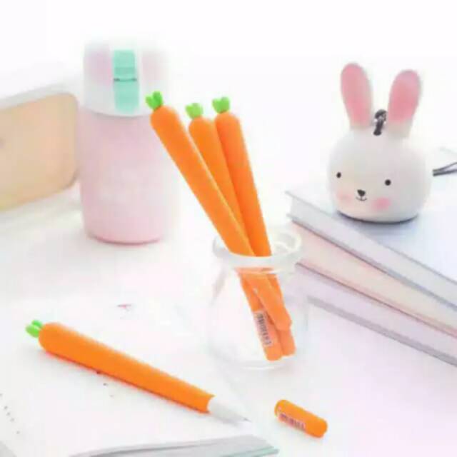

Pulpen pen wortel lucu unik murah